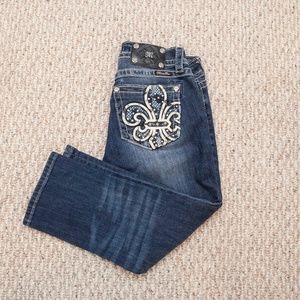 Miss Me Signature Cuffed Capri